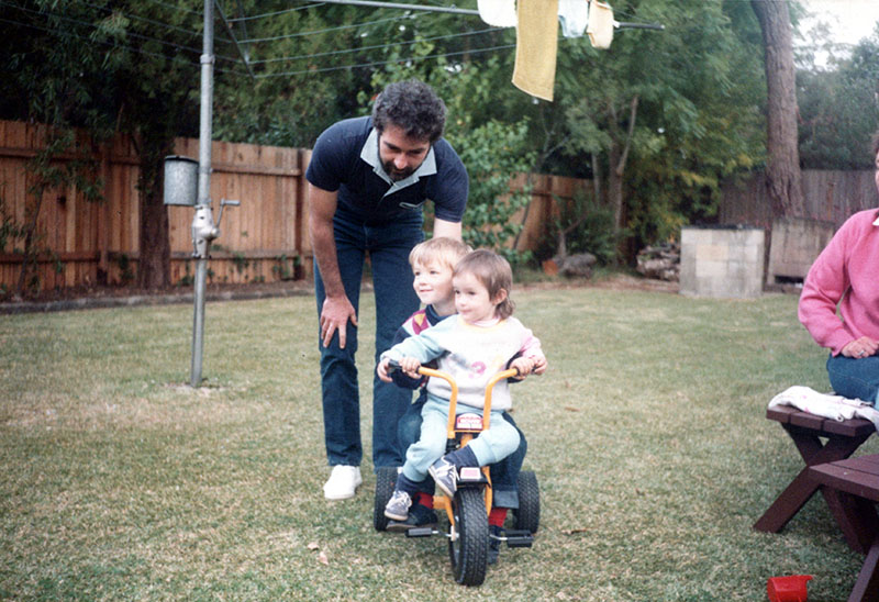 Scanned photo after enhancement